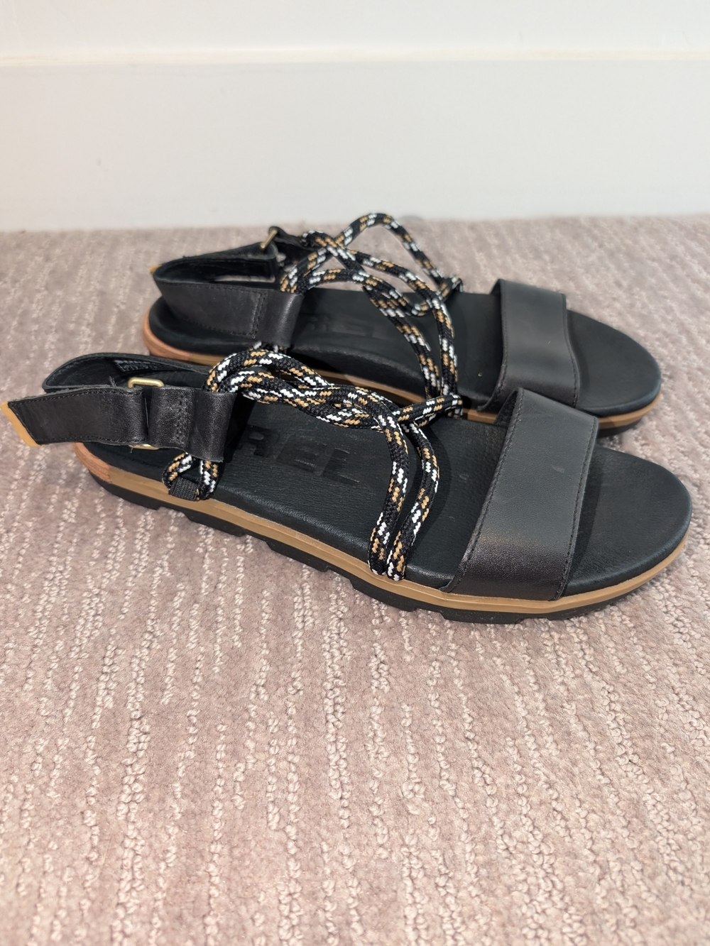 Women's Black Sorel Torpeda II Sandals